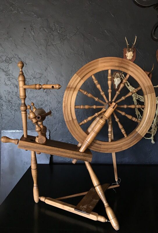 Country Craftsman Spinning Wheel by J. Franzek , JR.