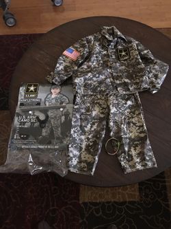 Toddler army costume