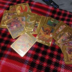 Gold Pokemon Cards