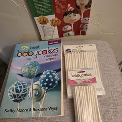 New Baby Cakes paperback book with110 treat sticks 