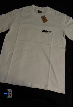 Stüssy White Logo T-Shirt – New with Tags – Size medium