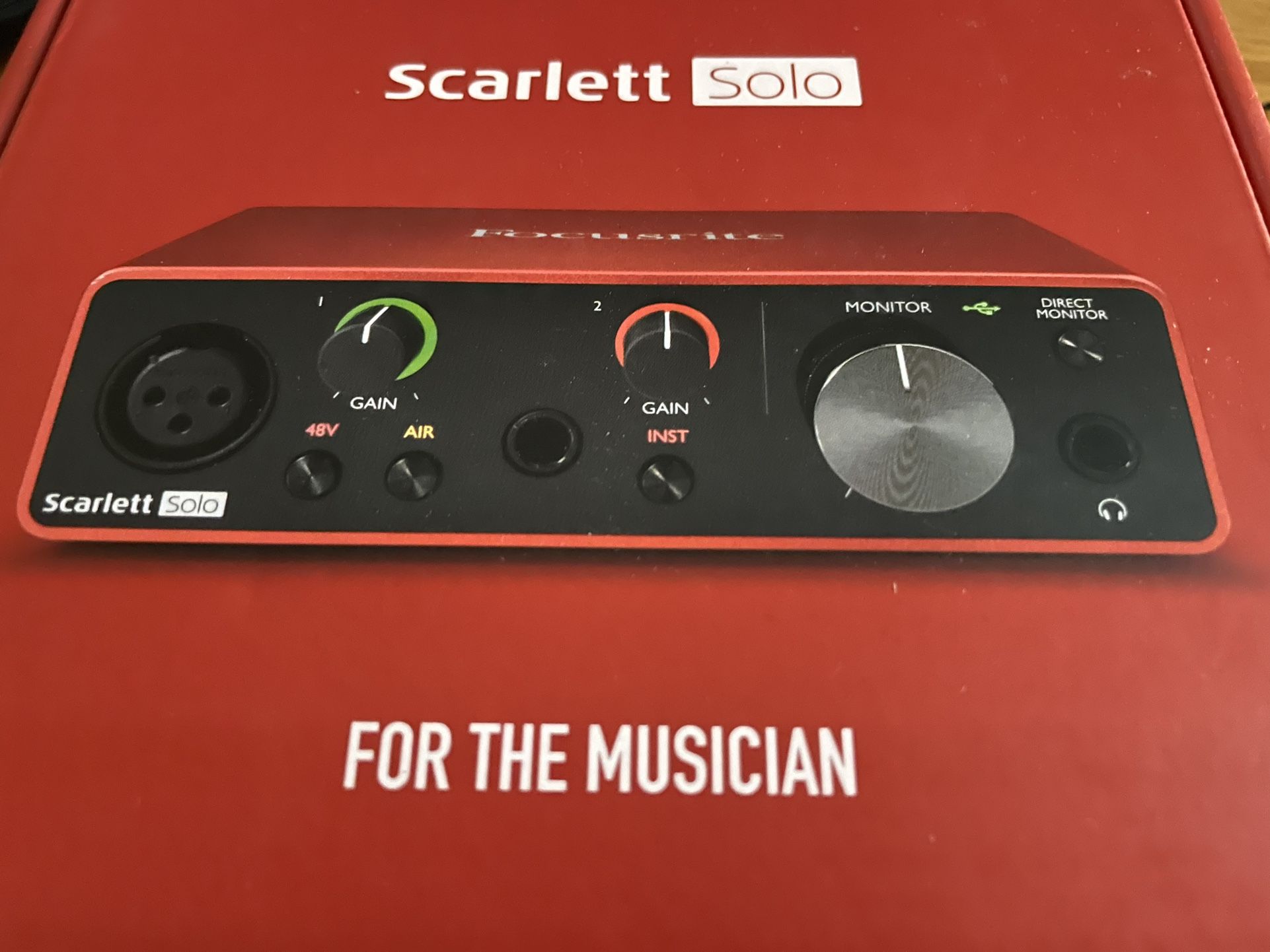 Focusrite Scarlett Solo 3rd Gen USB Audio Interface