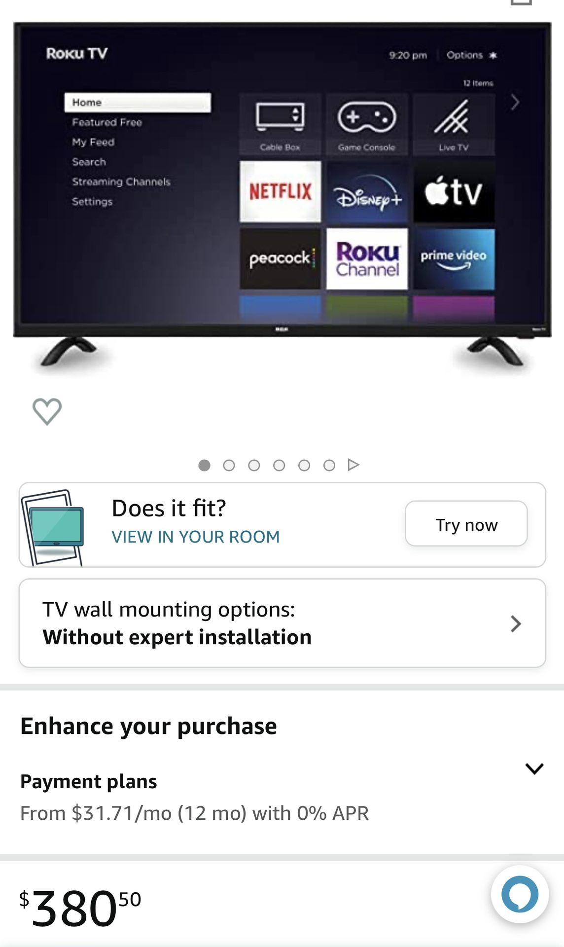 NEW IN BOX - RCA 50" Class 4K Ultra HD (2160p) HDR Roku Smart LED TV (RTRU5027-W)
