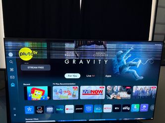 Samsung 65” Smart TV with Cracked Screen
