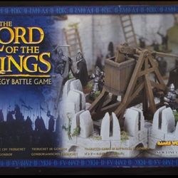 Games Workshop Gondor Battlecry Trebuchet PEWTER METAL LoTR Mini Figurine set