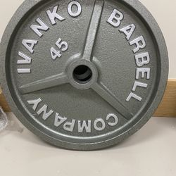 Ivanko Weight Plates: Set of 45 Lbs and 35 Lbs. 
