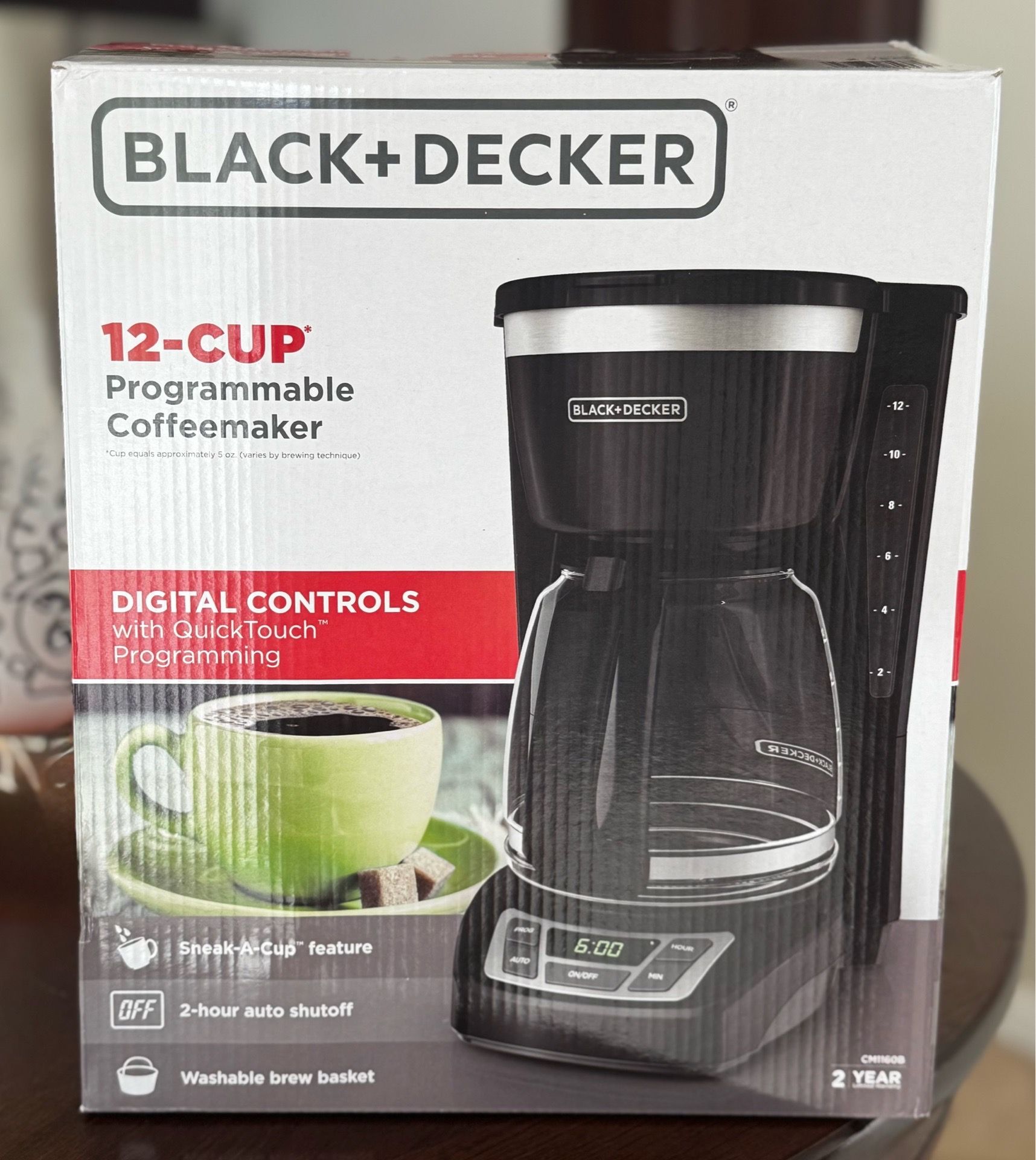 Black+Decker 12-Cup Programmable Coffee Maker