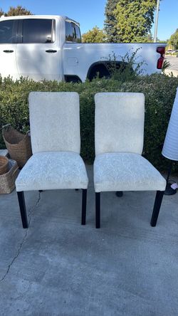 Set of 2 Upholstered Dining Chairs