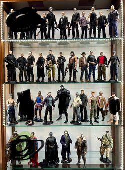 Figures 1/6 Sold separately,  No box included Some are hot toys and others are custom.  $120 each one