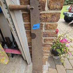 Single Man Cross Cut Saw