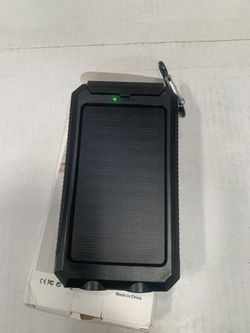 20,000mAH Solar-USB Dual Charger Waterproof Shockproof with LED Light