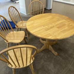 Table and 4 Chairs