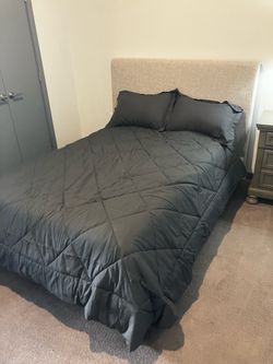 Ashley Furniture upholstered full size with memory foam