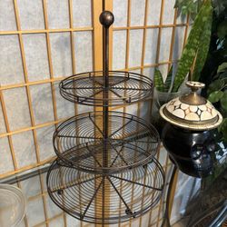 Three Tier Metal Fruit Holder
