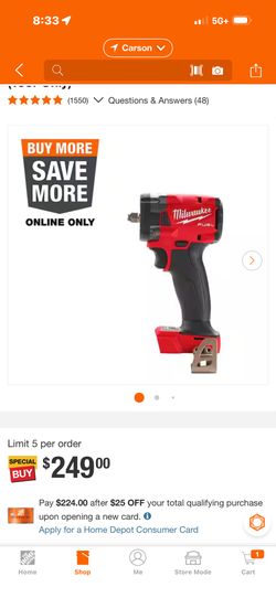 Milwaukee Compact Impact Wrench