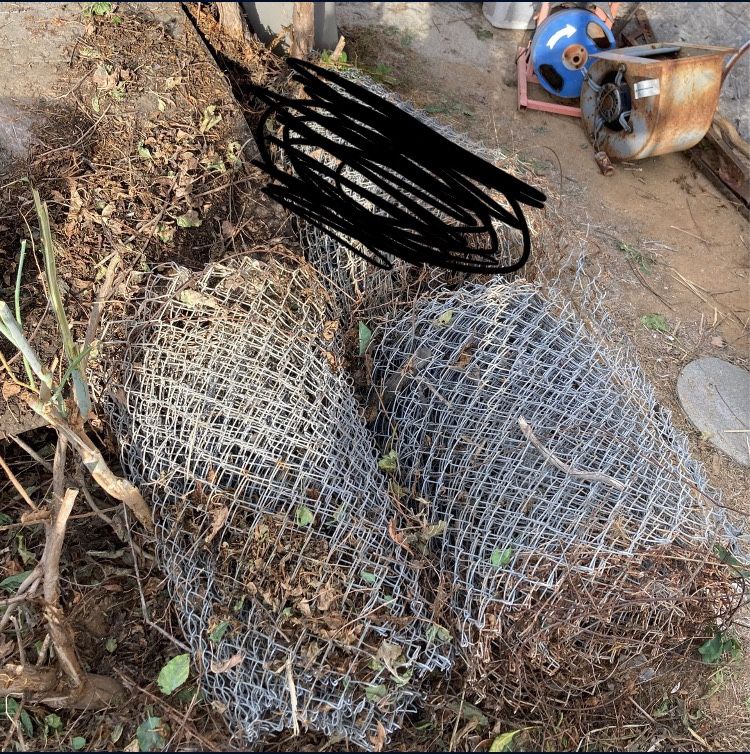 2 Rolls Of 3’ Tall Chain Link Fence