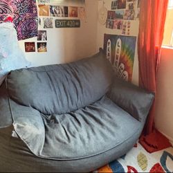 Big Joe Foam Bean Bag Loveseat