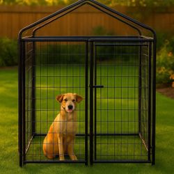 Dog Kennel Cage Enclosure 4x4x4 Jaula De Perro Dog Play Pen Dog Crate