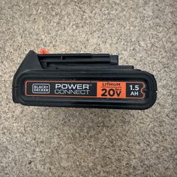 Black+Decker 20V MAX LBXR20 1.5 Ah Lithium-Ion Battery 