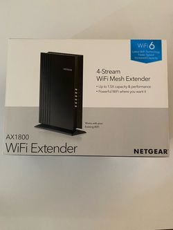 Netgear 4-Stream WiFi Mesh Extender AX1800