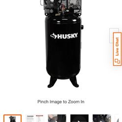 Husky 80 Gallon 3-Cylinder Single Stage Electric Air Compressor