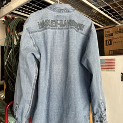Harley-Davidson Denim Shirt Size Tall XL