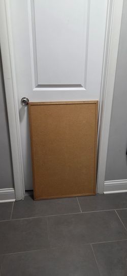 24" x36" Cork Bulletin Board Wood Frame