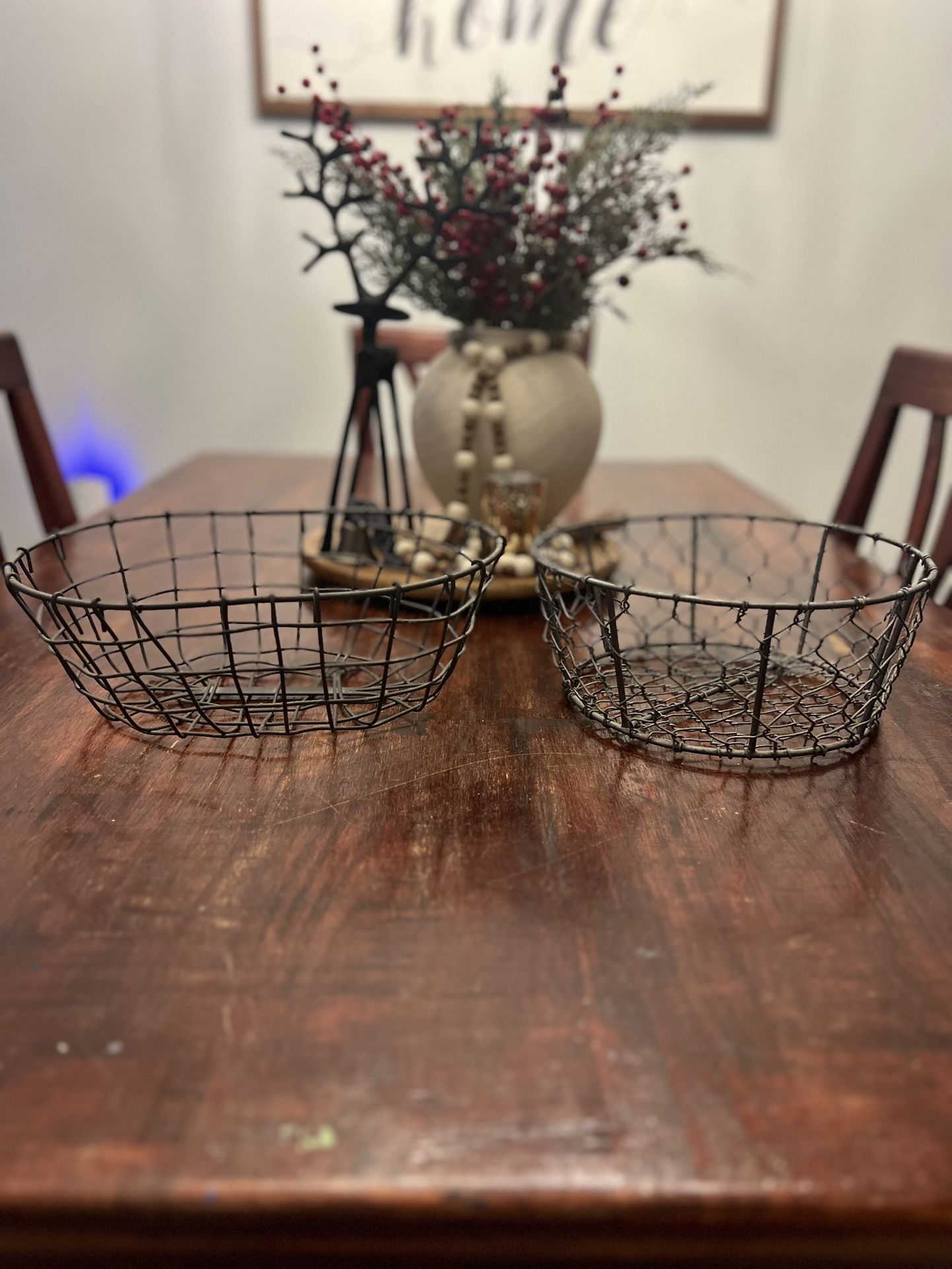 Wire baskets