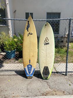 Rusty + Al Merrick Surfboards – Shortboards – $250 for Both