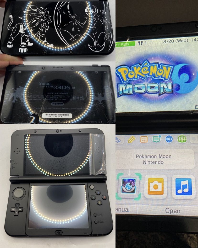Nintendo Consoles Nintendo 3ds Xl Solgaleo Lunala Black Edition