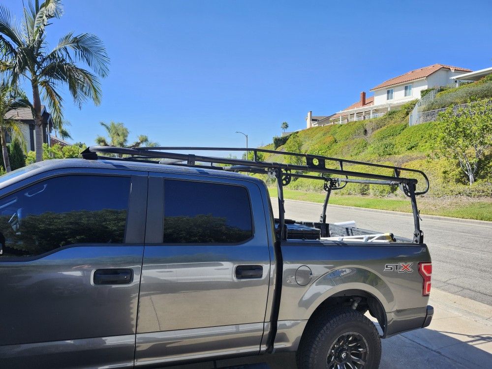 Truck Lumber Rack With Removable Back Bar. 