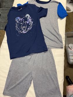 Boys pjs 3 piece set size 10/12