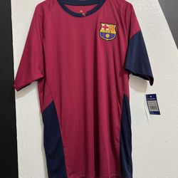 FCB Lionel Leo Messi #10 Soccer Jersey Shirt XL Barcelona Futbol
