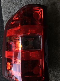 New GMC sierra tail light left