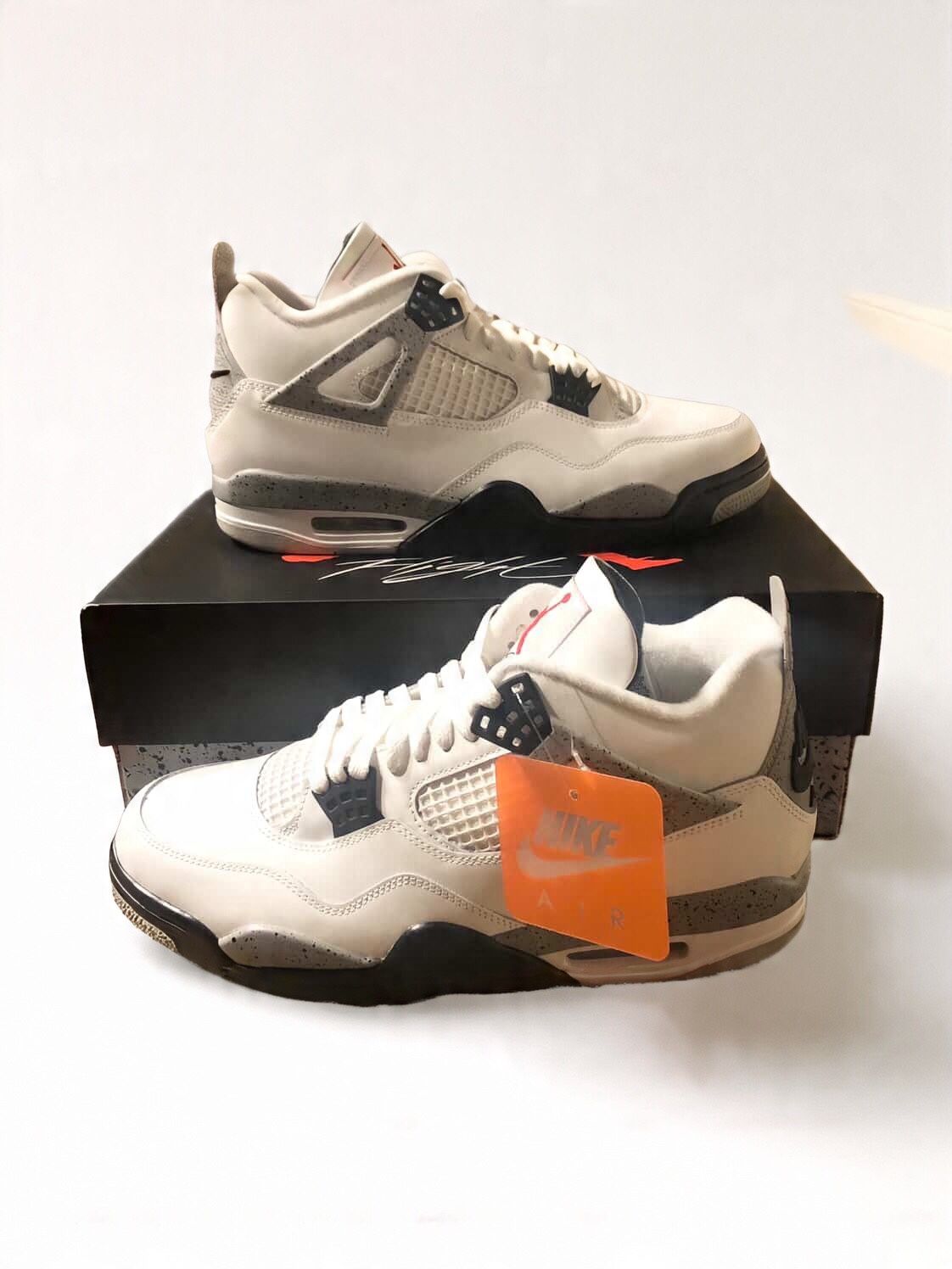 Air Jordan 4 Retro White Cement 2025 Size 11 (100% Authentic)