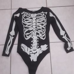 Vintage Hot Topic Glow In Dark Bodysuit Size Small