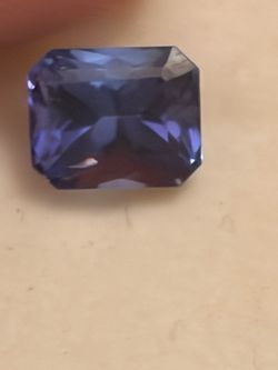 4.00 Carat Natural Tanzanite – Rectangular Cut – Loose Gemstone
