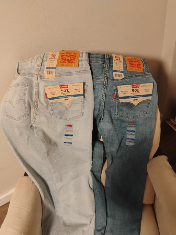 Boys Levi 502 Jeans Size 12 Reg