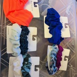 Athleta Girl Women Scrunchies Hair Bands for Girls Teens and Thick Hair, Adjustable Ponytail Holders Hair Accessories
