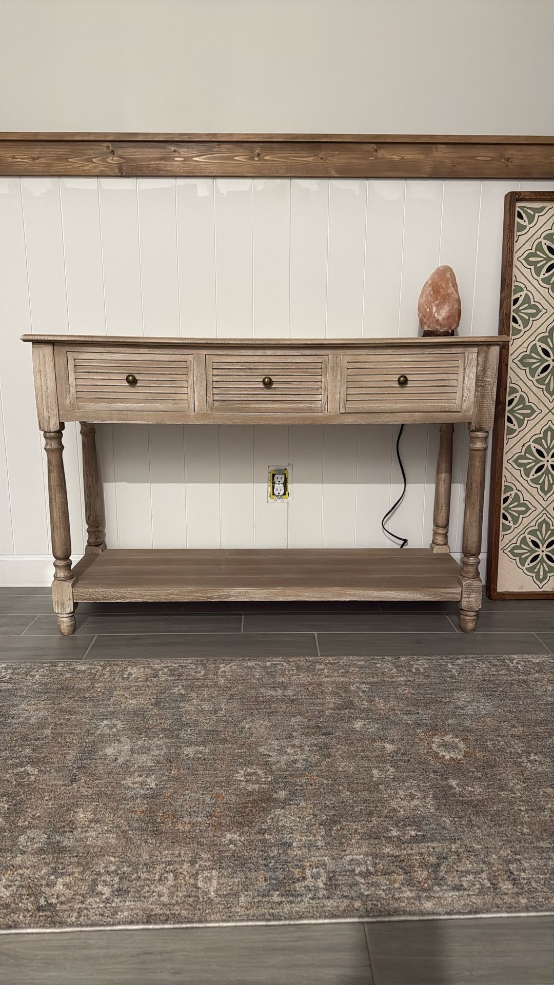 Entry Way Table With Drawers
