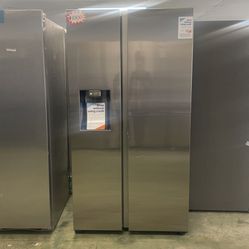 Samsung Side-By-Side, Stainless Steel Refrigerator Counter Depth