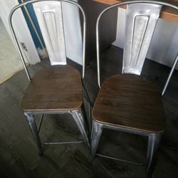 Pair Of Matching Counter Height Stools