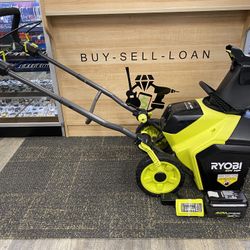 RYOBI RY40809VNM 40V HP Snow Blower with 6.0 Ah Battery and Charger