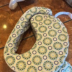 My Brest Friend Inflatable Travel Nursing Pillow For Breastfeeding, Bottlefeeding & Posture Support with Slipcover, Sparkles