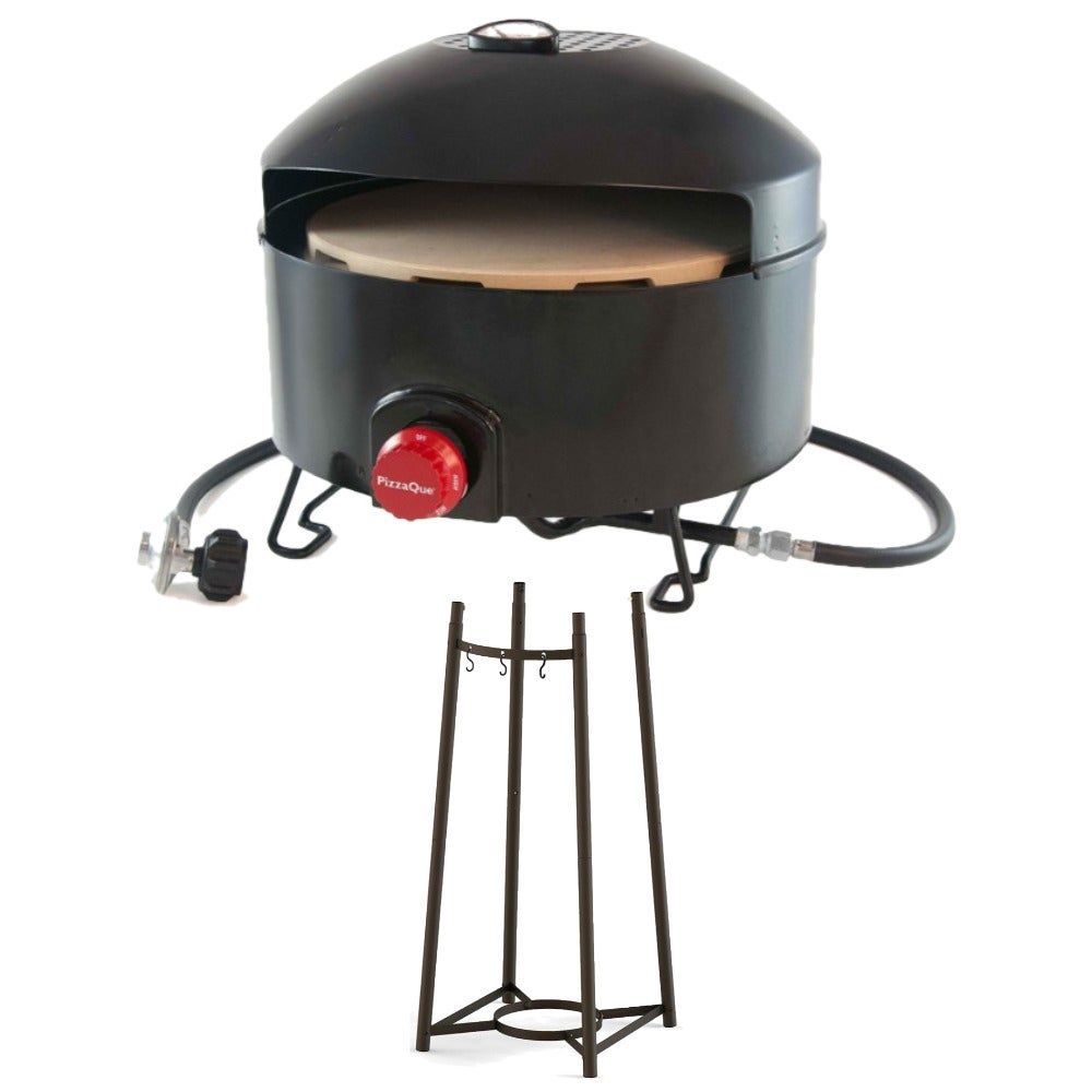 PIZZACRAFT PIZZAQUE PORTABLE GAS PIZZA OVEN - WORKS GREAT- USED TWICE