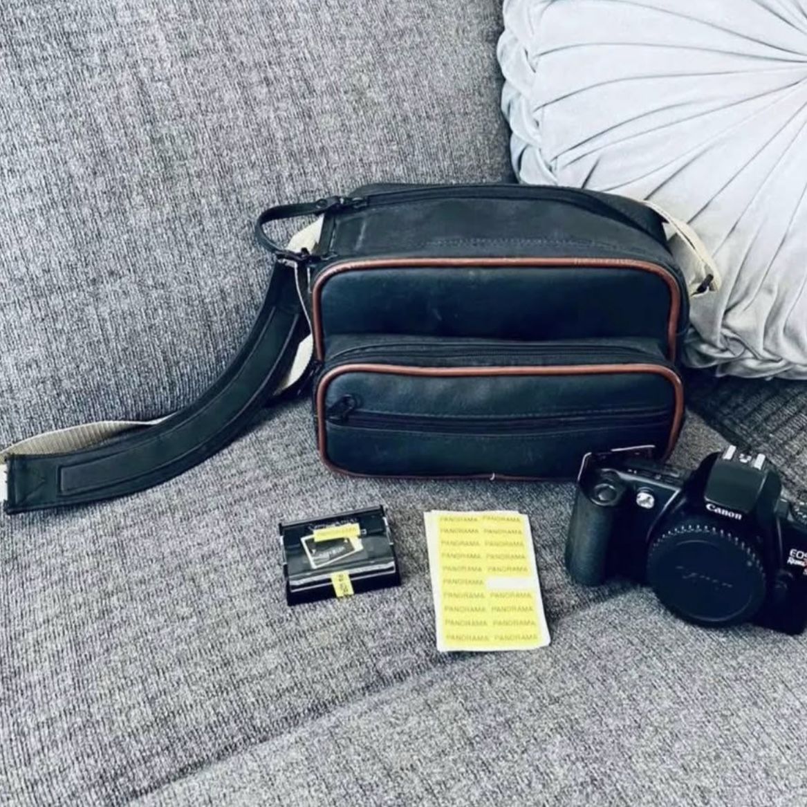 🔥SALE! 📷 Camera Bundle! Canon EOS Rebel X S 35mm Film Camera Body Only w Minolta Panorama Adapter