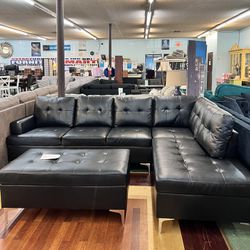 🚚Hot Deal🚚Brand New 2pc Sectional With Ottoman $899, Delivery Available 