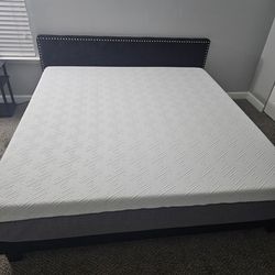Bed - frame + mattress- King