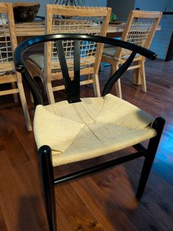 (4) Wishbone MCM Dining Chairs
