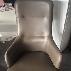 Brown/ Dark Green Chair